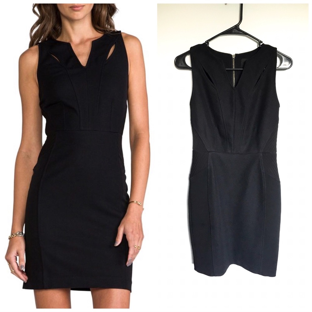 Anthropologie “Greylin” Black Sheath Dress